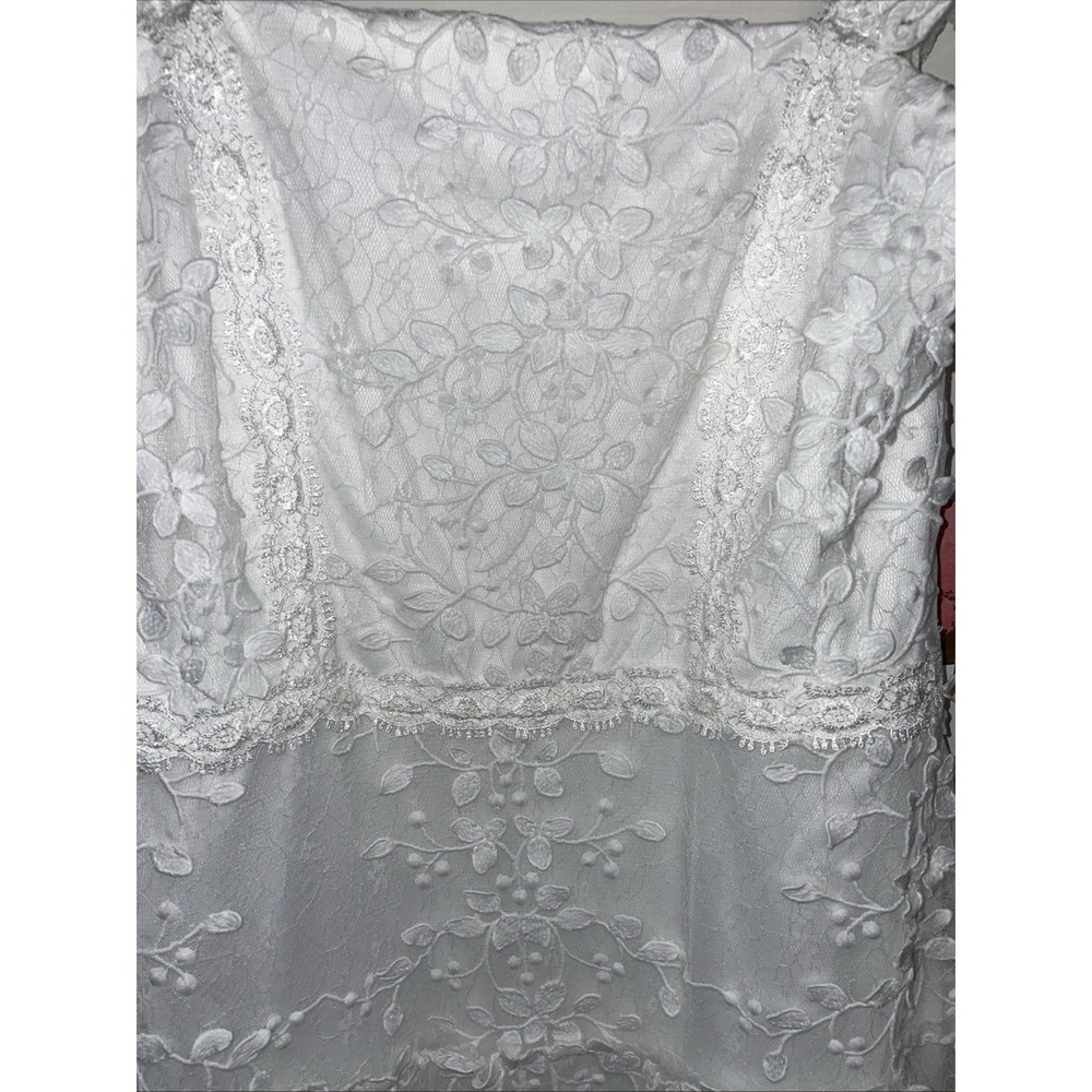 NWT Arula Brixta OX‎ Long White Layered Embroidery Dress Summer Wedding Festival